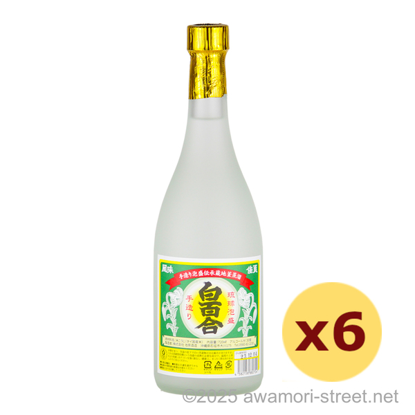 白百合 30度,720ml x 6本セット / 池原酒造