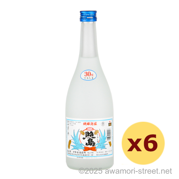 照島 30度,720ml x 6本セット / 伊平屋酒造