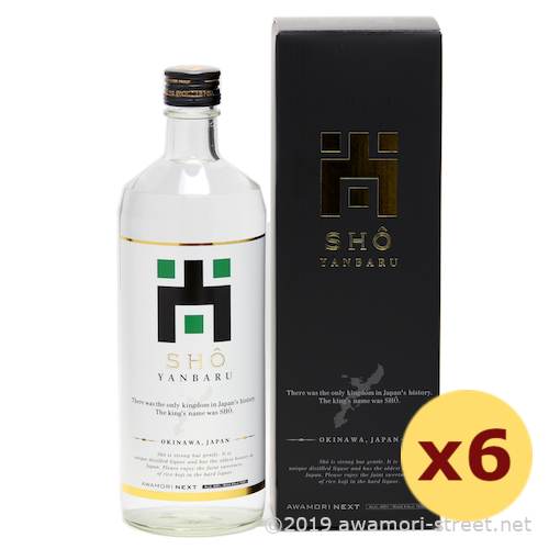 終売) 尚(YANBARU) 40度,720ml x 6本セット / やんばる酒造