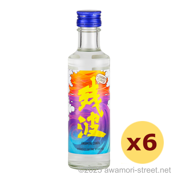 LIBERTY FORCE 20度,200ml ミニボトル x 6本セット / 比嘉酒造