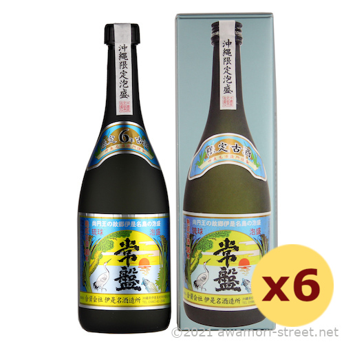 常盤 限定6年古酒 30度,720ml x 6本セット / 伊是名酒造