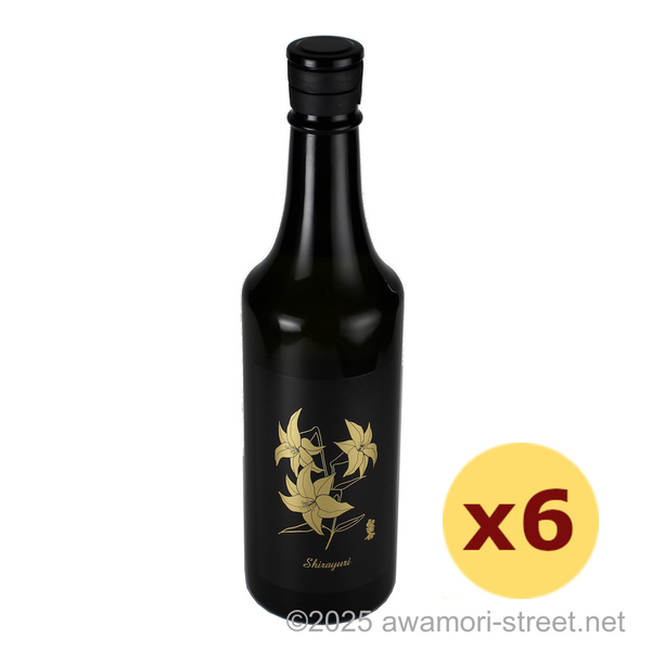 Shirayuri イヌイ菌仕込み 特別限定酒 44度,720ml x 6本セット / 池原酒造