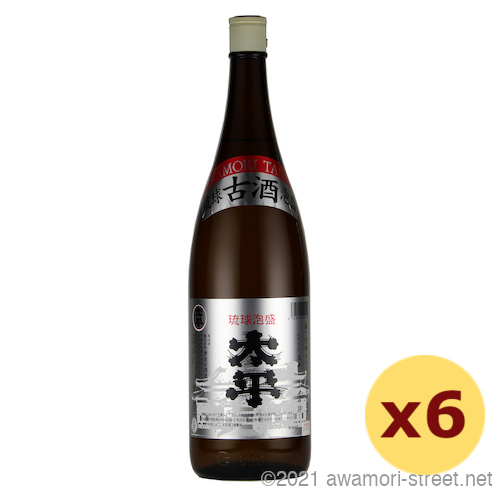 太平 古酒 25度,1800ml x 6本セット / 津波古酒造