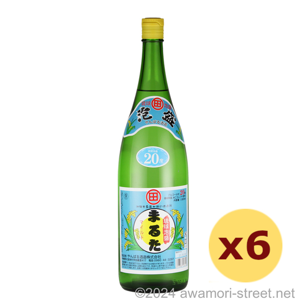 まるたマイルド 20度,1800ml x 6本セット / やんばる酒造
