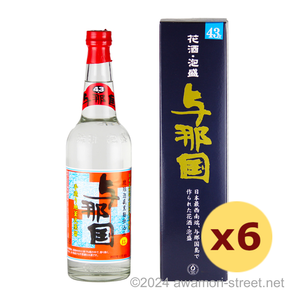 与那国 43度,600ml x 6本セット / 崎元酒造
