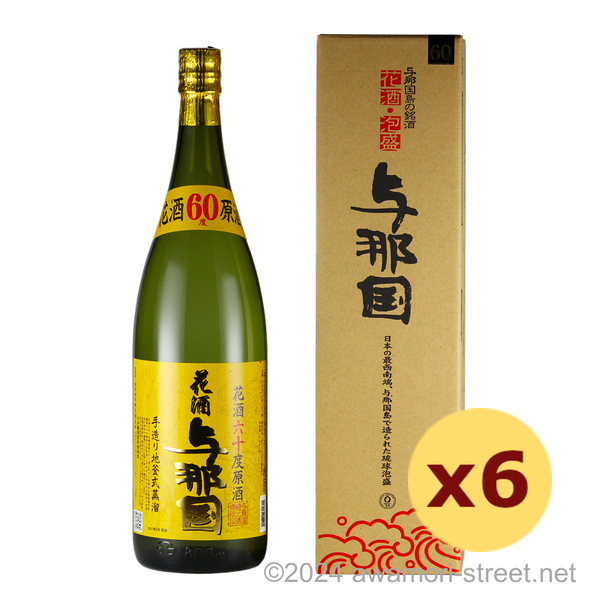 花酒 与那国 60度,1800ml x 6本セット / 崎元酒造