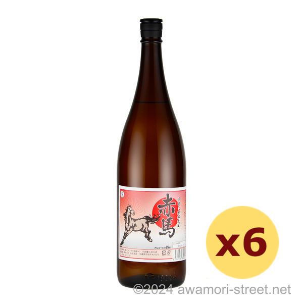 赤馬 25度,1800ml x 6本セット / 池原酒造