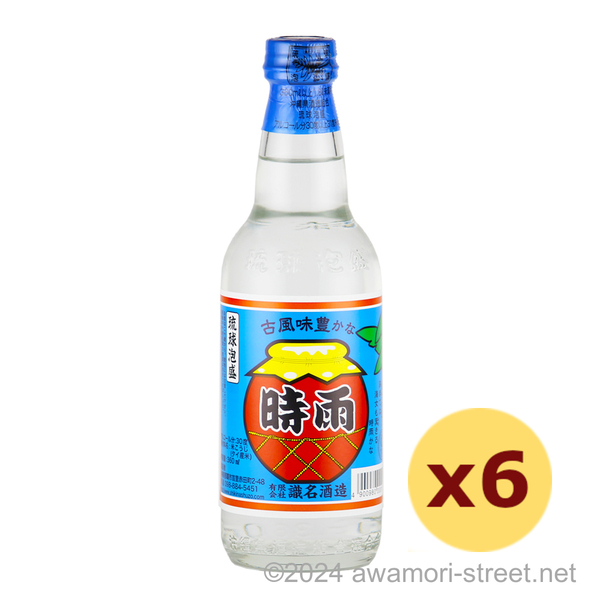 時雨 30度,360ml ハーフボトル x 6本セット / 識名酒造