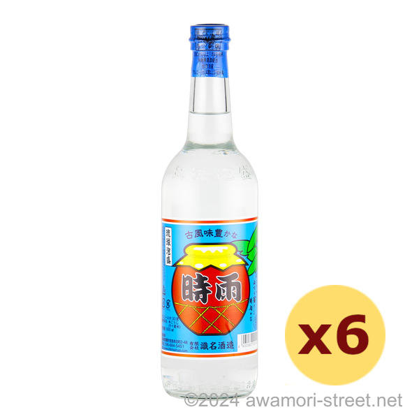 時雨 30度,600ml x 6本セット / 識名酒造