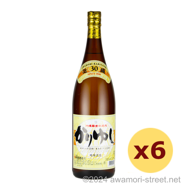 かりゆし 30度,1800ml x 6本セット / 新里酒造