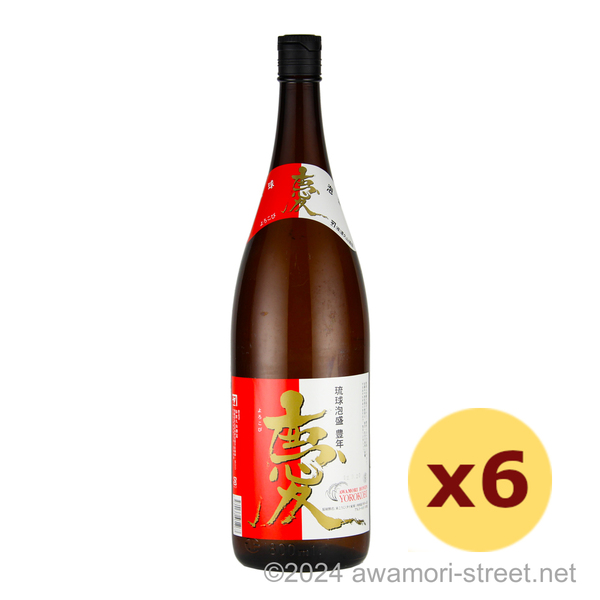 豊年 慶 〜よろこび〜 30度,1800ml x 6本セット / 渡久山酒造