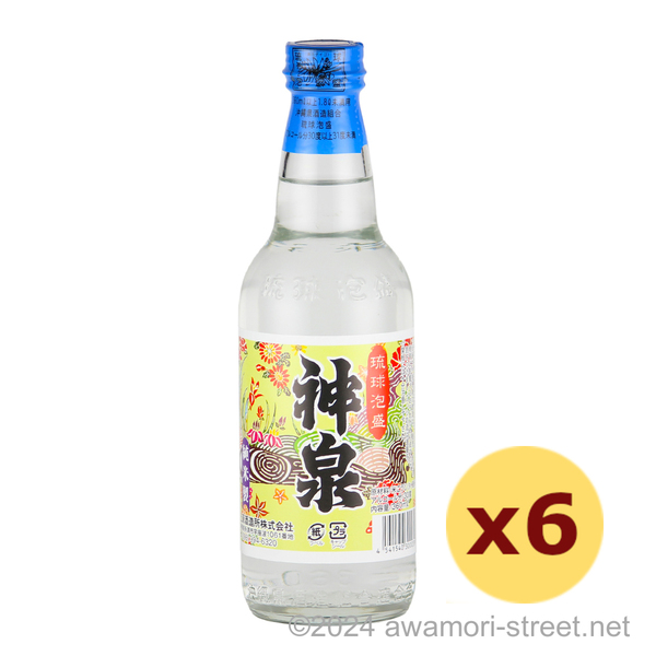 神泉 30度,360ml ハーフボトル x 6本セット / 上原酒造