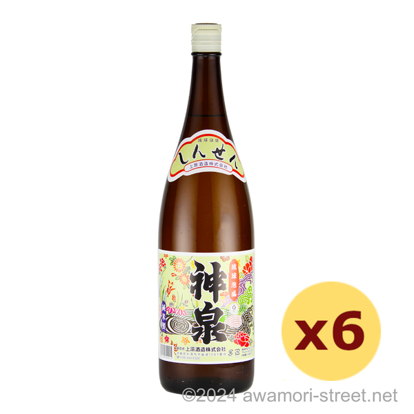 神泉 30度,1800ml x 6本セット / 上原酒造