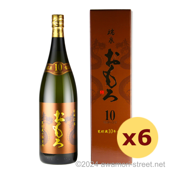 瑞泉 おもろ 10年古酒 43度,1800ml x 6本セット / 瑞泉酒造