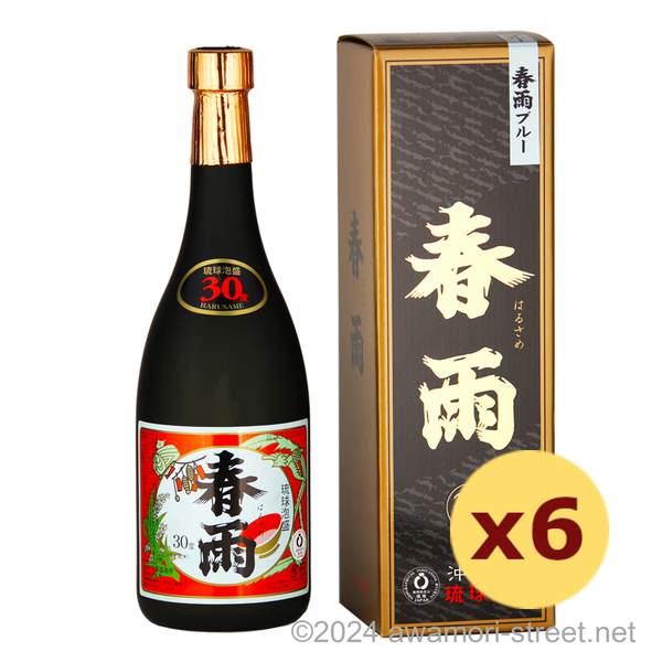 春雨ブルー 30度,720ml x 6本セット / 宮里酒造