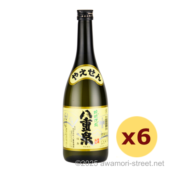 八重泉 30度,720ml x 6本セット / 八重泉酒造
