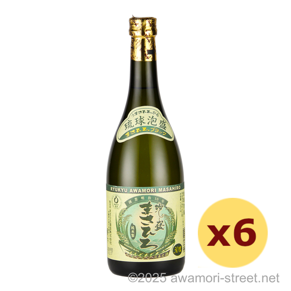 まさひろ ブラック 30度,720ml x 6本セット / まさひろ酒造