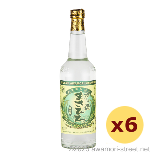 まさひろ 30度,600ml x 6本セット / まさひろ酒造