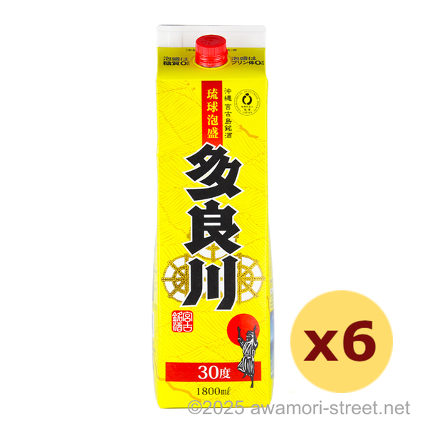多良川 紙パック 30度,1800ml x 6本セット / 多良川