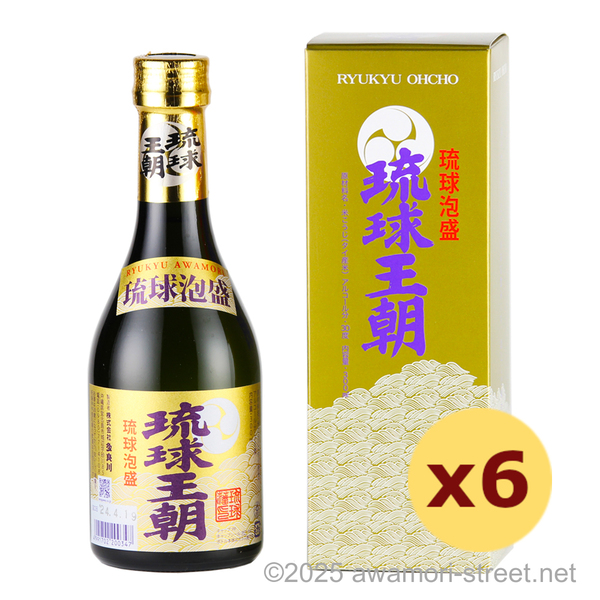 琉球王朝 30度,300ml ハーフボトル x 6本セット / 多良川