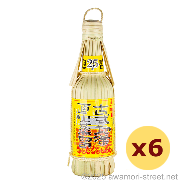 与那国 25度,600ml x 6本セット / 崎元酒造