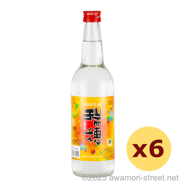 瑞穂 30度,600ml x 6本セット / 瑞穂酒造