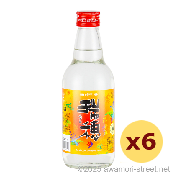 瑞穂 30度,360ml ハーフボトル x 6本セット / 瑞穂酒造