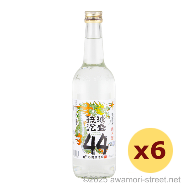 玉友 甕仕込み 粗ろ過 44度,600ml x 6本セット / 石川酒造場