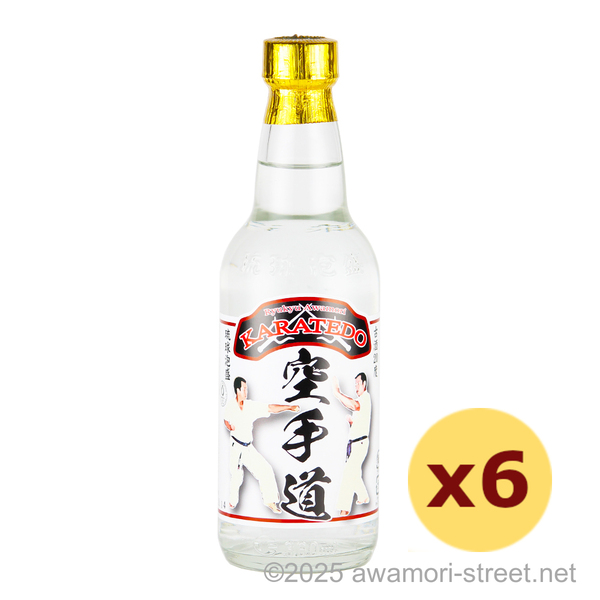 空手道 古酒 20度,360ml ハーフボトル x 6本セット / 恩納酒造