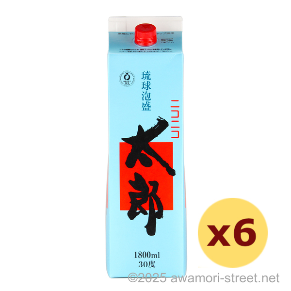 ニコニコ太郎 紙パック 30度,1800ml x 6本セット / 池間酒造