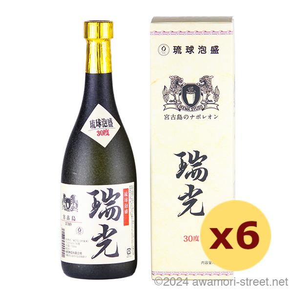 瑞光 30度,720ml x 6本セット / 池間酒造