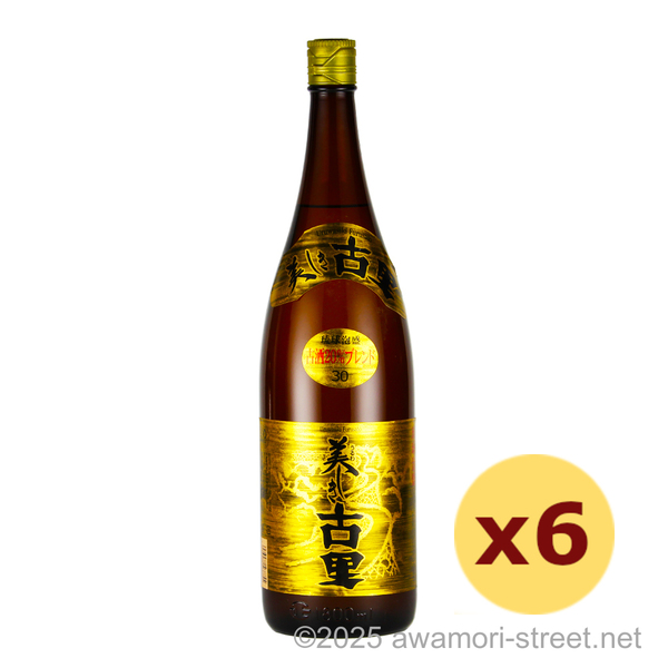 美しき古里 古酒20%ブレンド 30度,1800ml x 6本セット / 今帰仁酒造