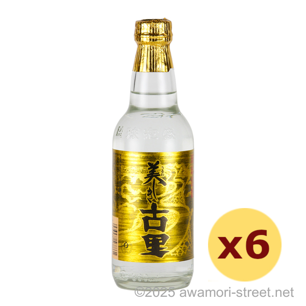 美しき古里 古酒20%ブレンド 30度,360ml ハーフボトル x 6本セット / 今帰仁酒造