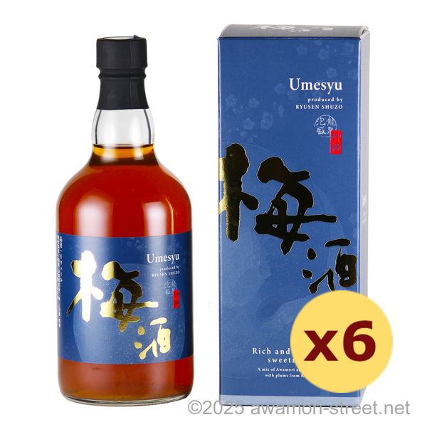 龍泉 梅酒 15度,700ml x 6本セット / 龍泉酒造