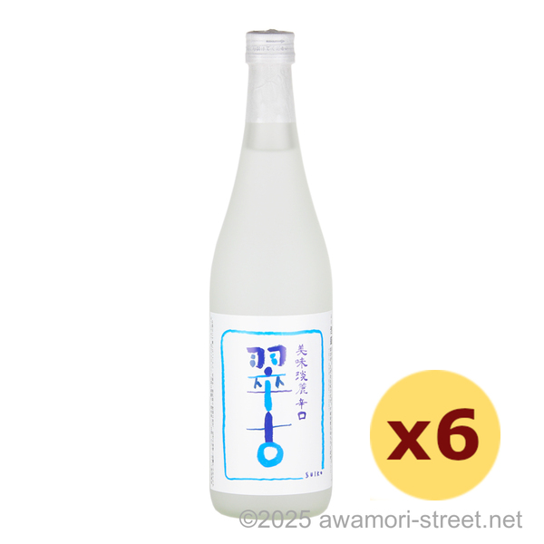 美味淡麗辛口 翠古 14度,720ml x 6本セット / 忠孝酒造