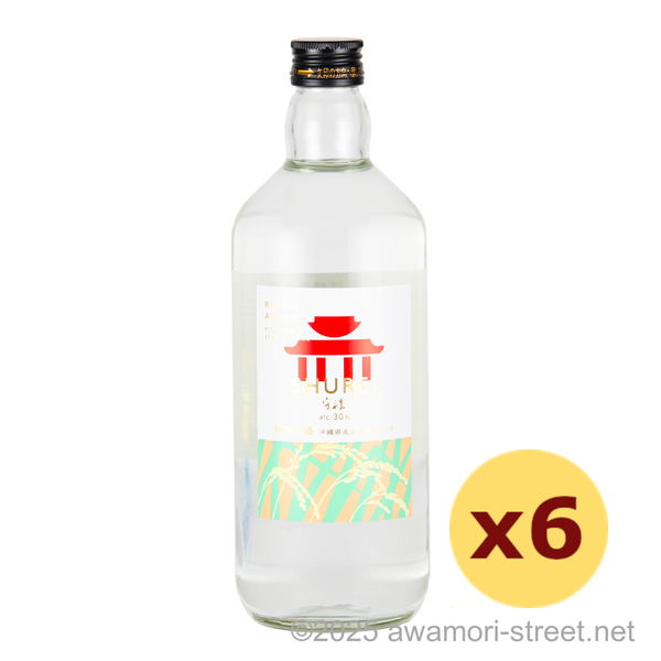 守禮 沖縄県産米泡盛ブレンド 30度,720ml x 6本セット / 神村酒造