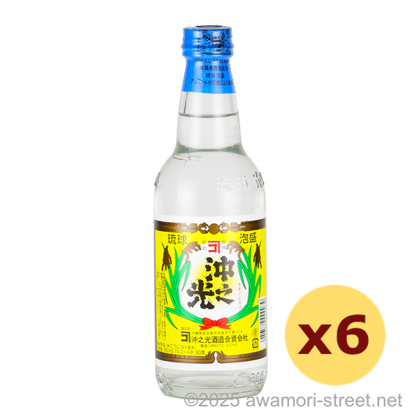 沖之光 30度,360ml ハーフボトル x 6本セット / 沖之光酒造