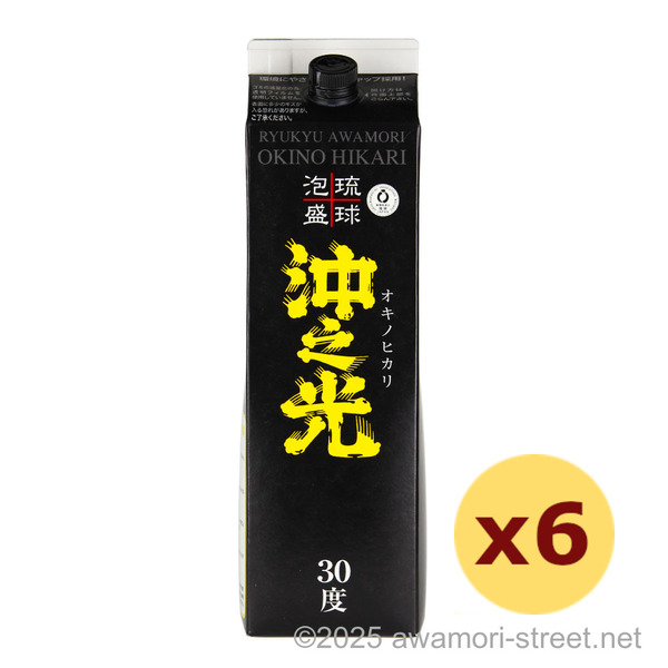沖之光 紙パック 30度,1800ml x 6本セット / 沖之光酒造