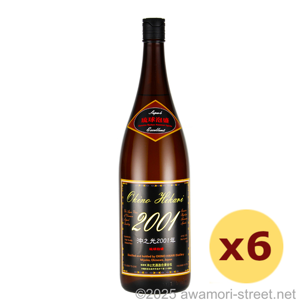 沖之光 2001年 30度,1800ml x 6本セット / 沖之光酒造
