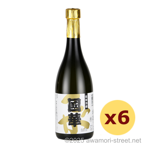 國華 30度,720ml x 6本セット / 津嘉山酒造