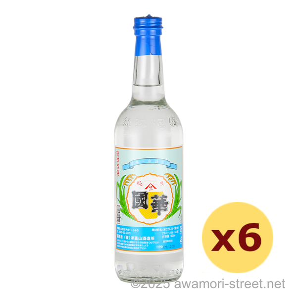 國華 43度,600ml x 6本セット / 津嘉山酒造
