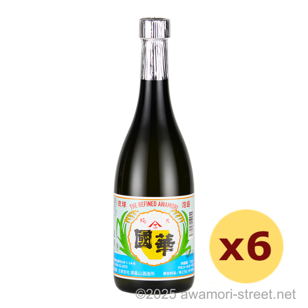 國華 43度,720ml x 6本セット / 津嘉山酒造