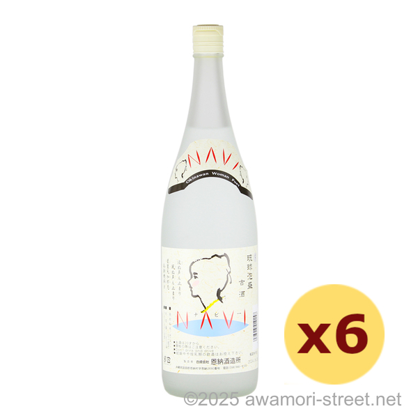 NAVI ナビー マイルド古酒 20度,1800ml x 6本セット / 恩納酒造
