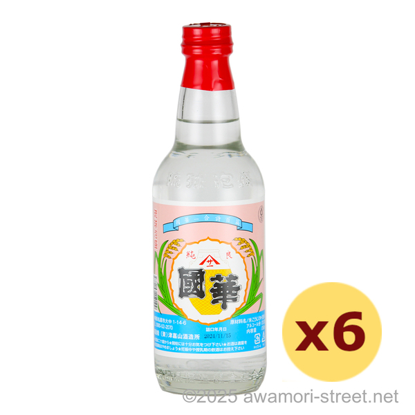 國華 30度,360ml ハーフボトル x 6本セット / 津嘉山酒造